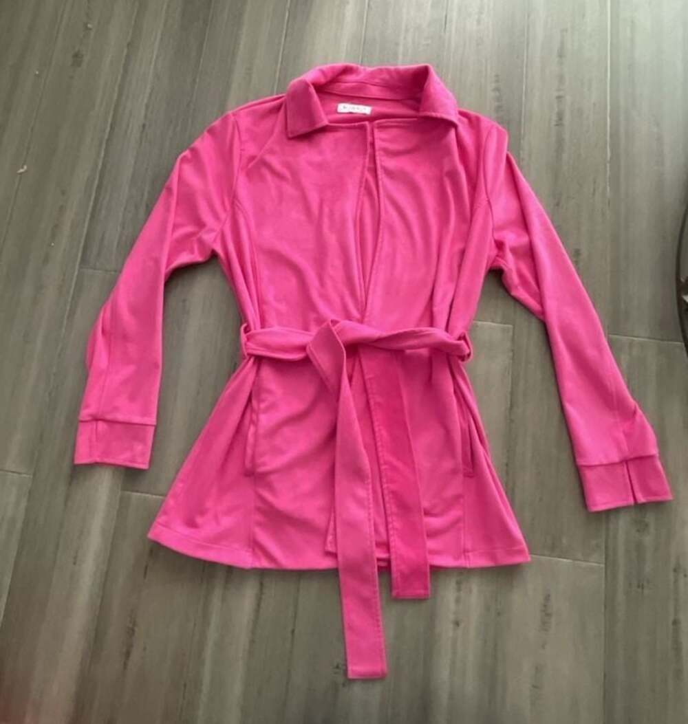 Kettlewell Pink Belted Jacket Size M